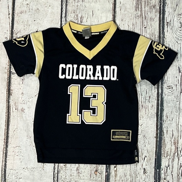Colorado Buffaloes Boys Kids Collegiate NCAA Jersey Toddler Infant - Picture 1 of 6
